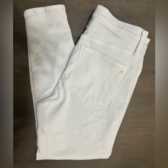 Madewell Denim - Madewell 10” High Rise Skinny White Jeans Size 31p